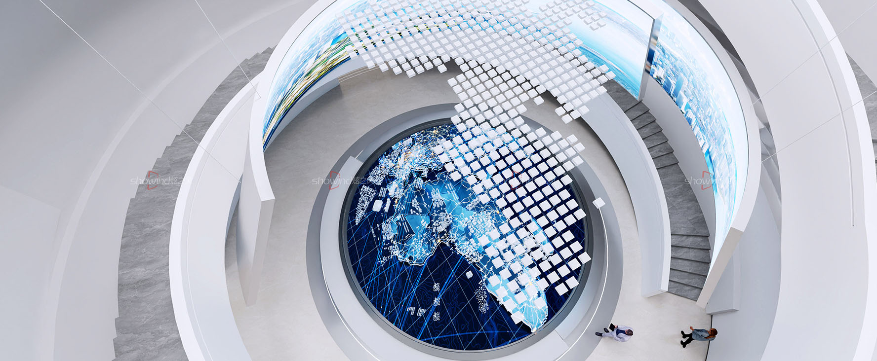 青岛综合立体交通产业园展厅