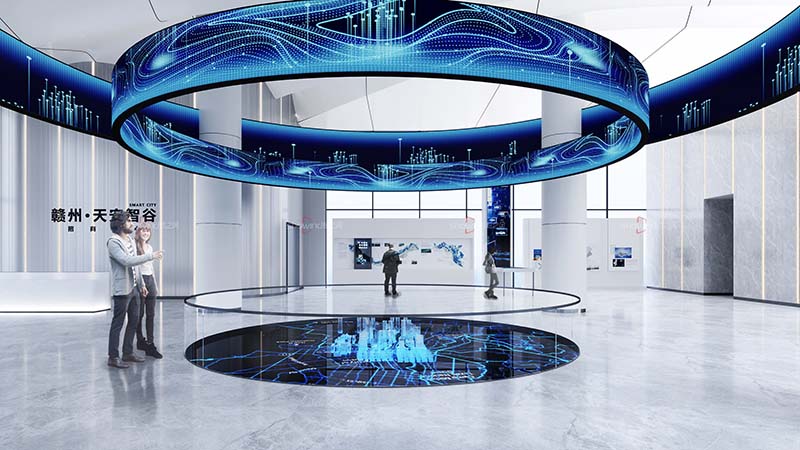 产业园展厅设计案例——天安智谷招商服务中心