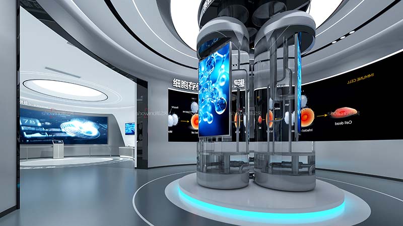 数字化展厅设计的空间语言与文化转译 